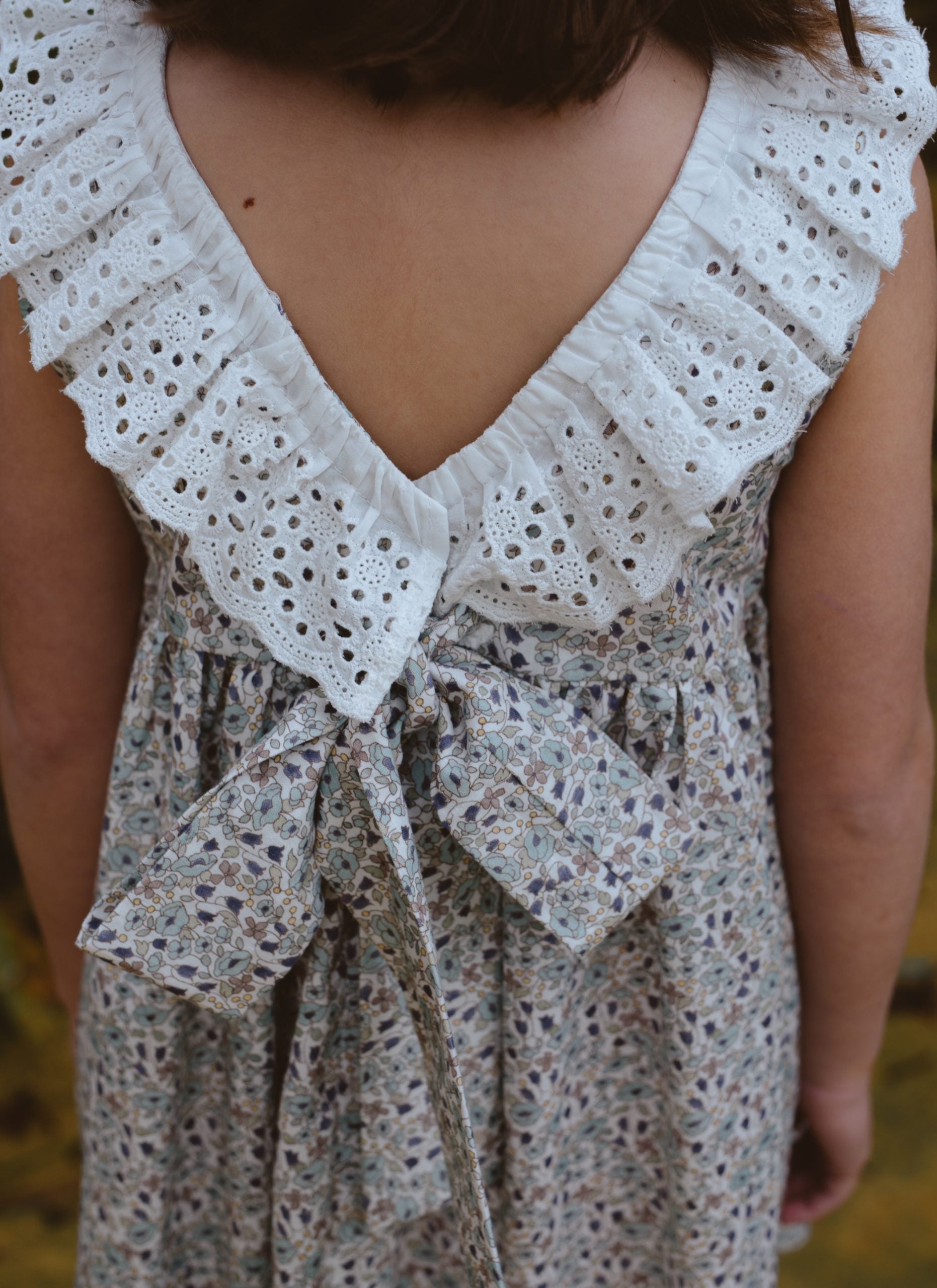 WHITE KANSAS DRESS