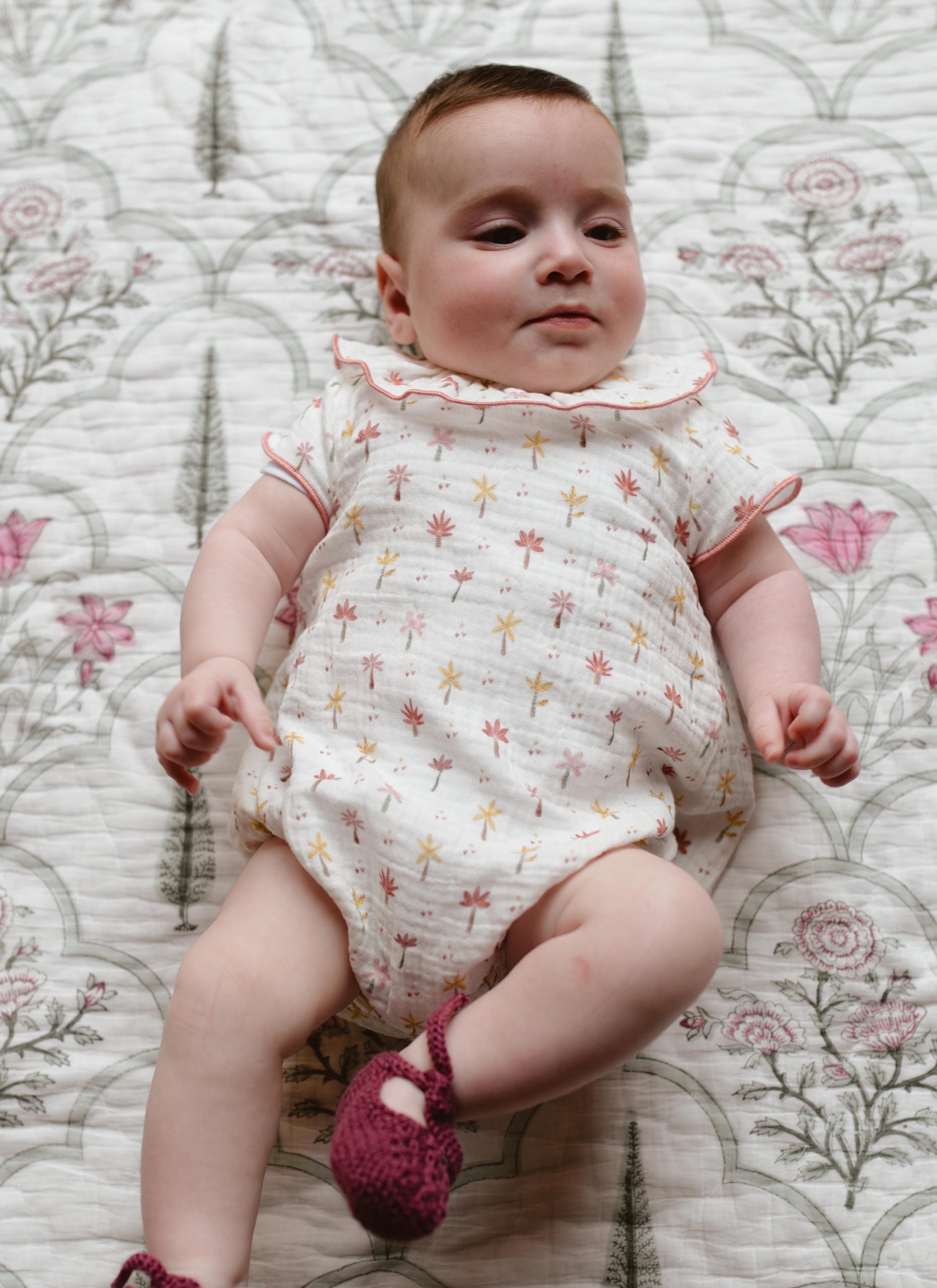 KHAKI NEBRASKA ROMPER