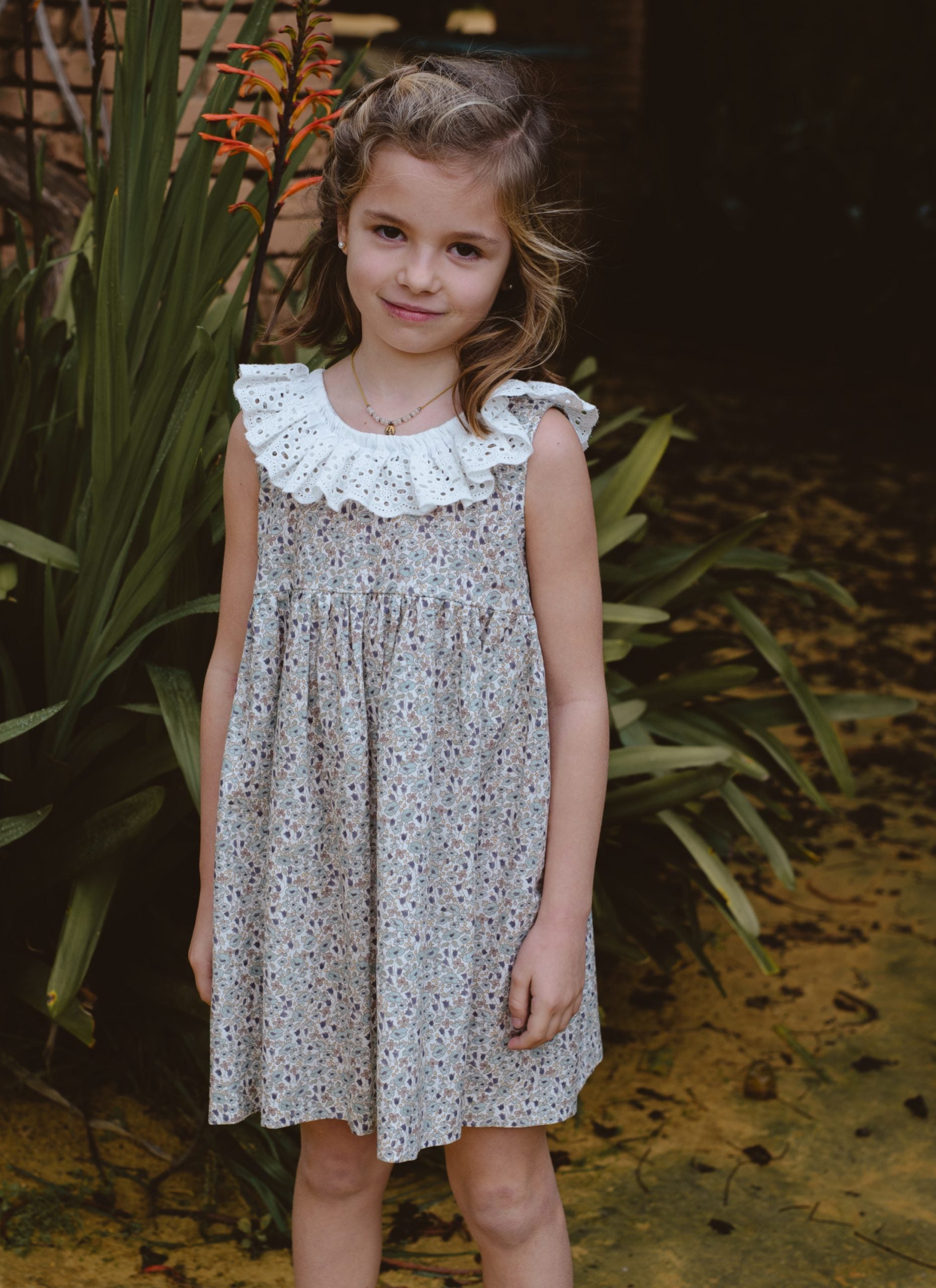WHITE KANSAS DRESS