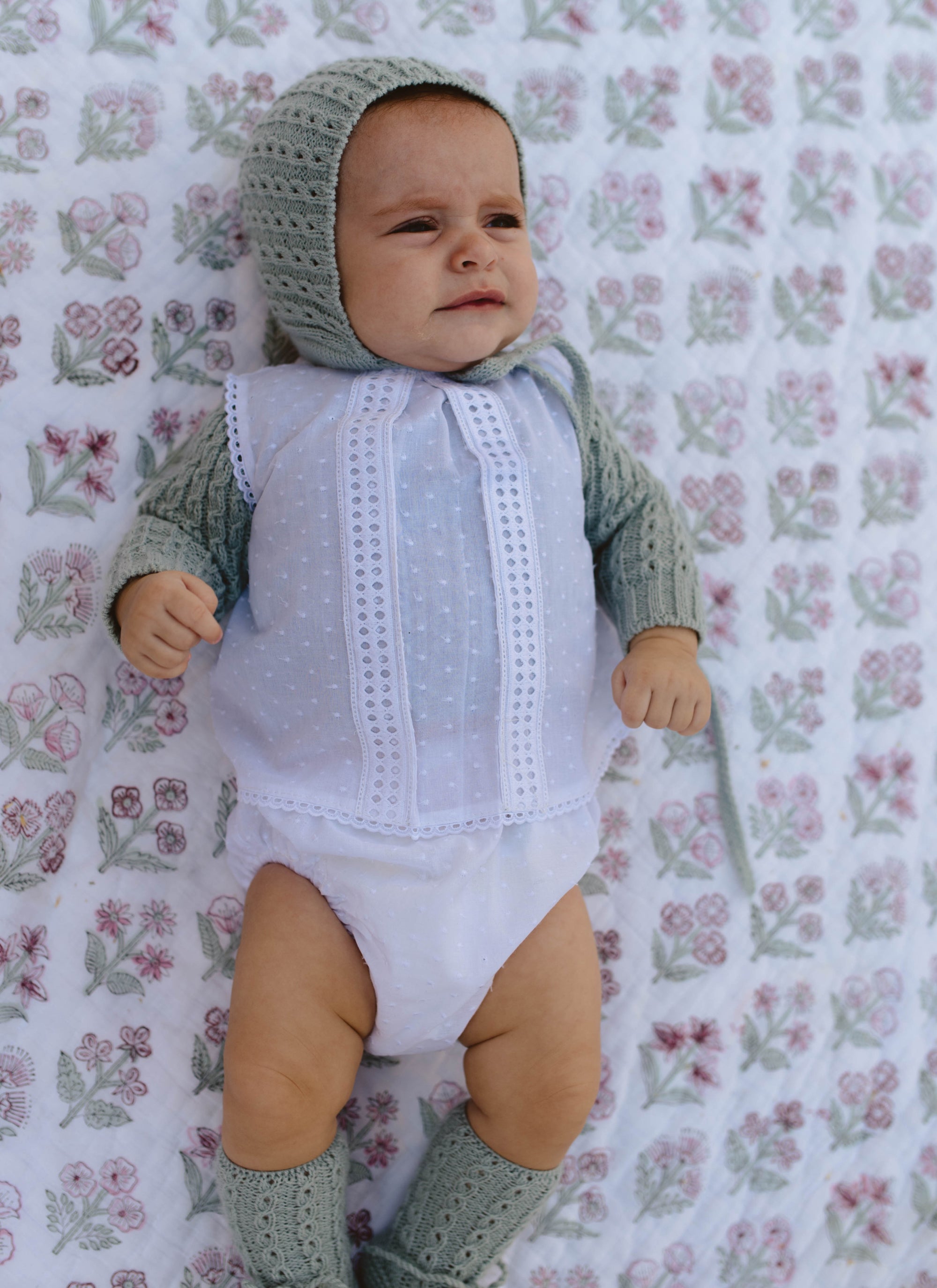 3-strip Plumeti dress