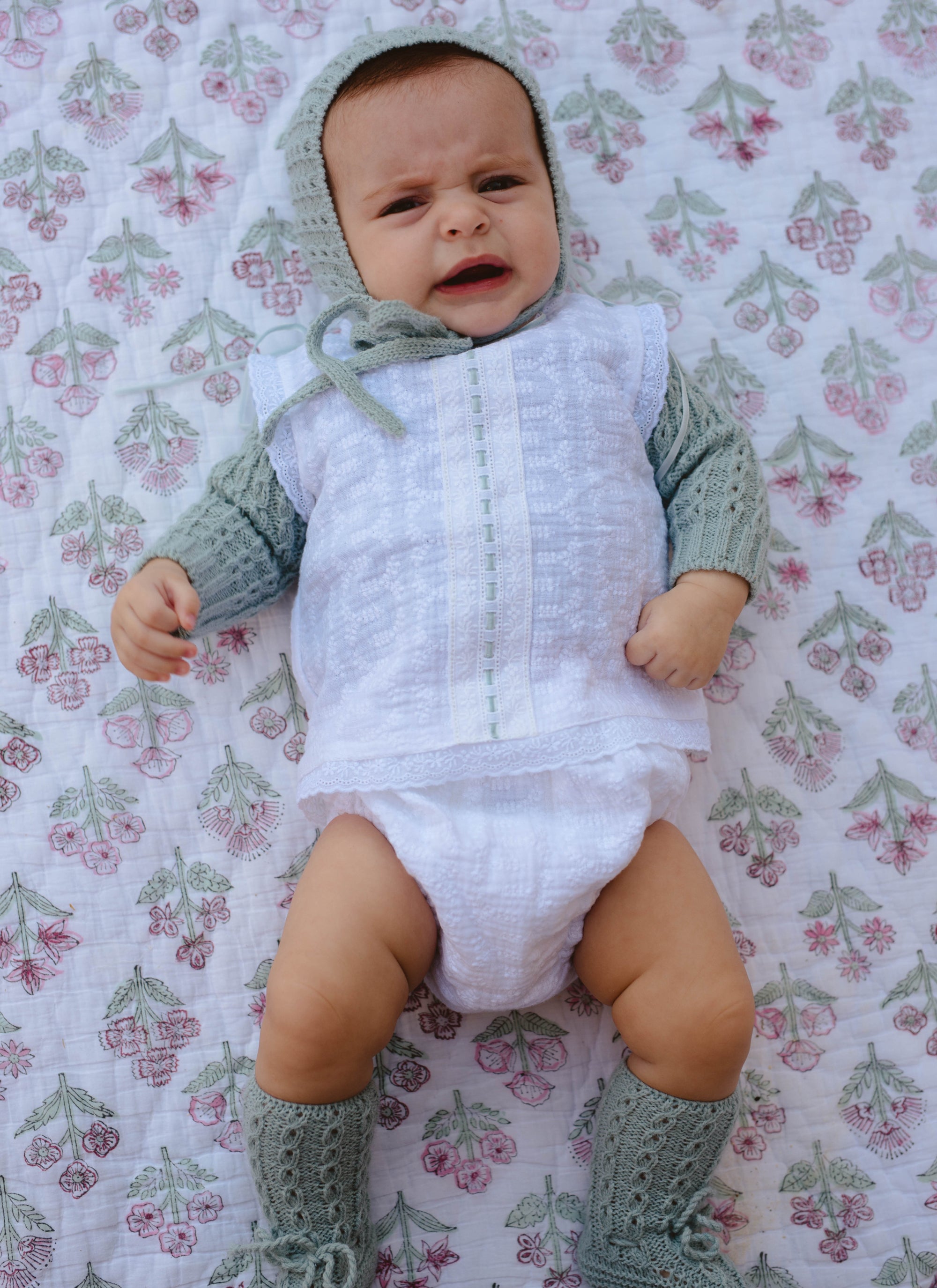 3-strip Plumeti dress
