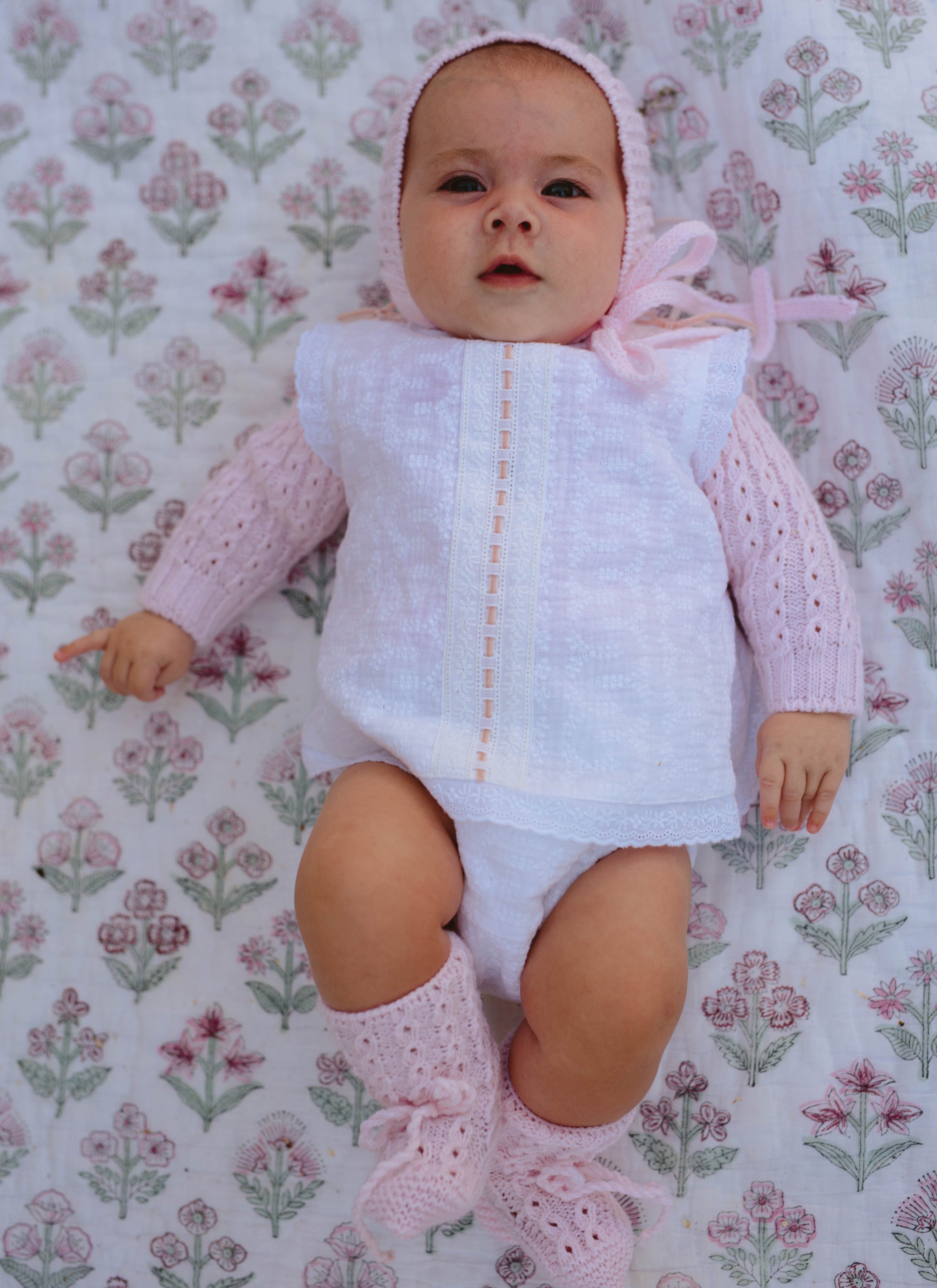 3-strip Plumeti dress