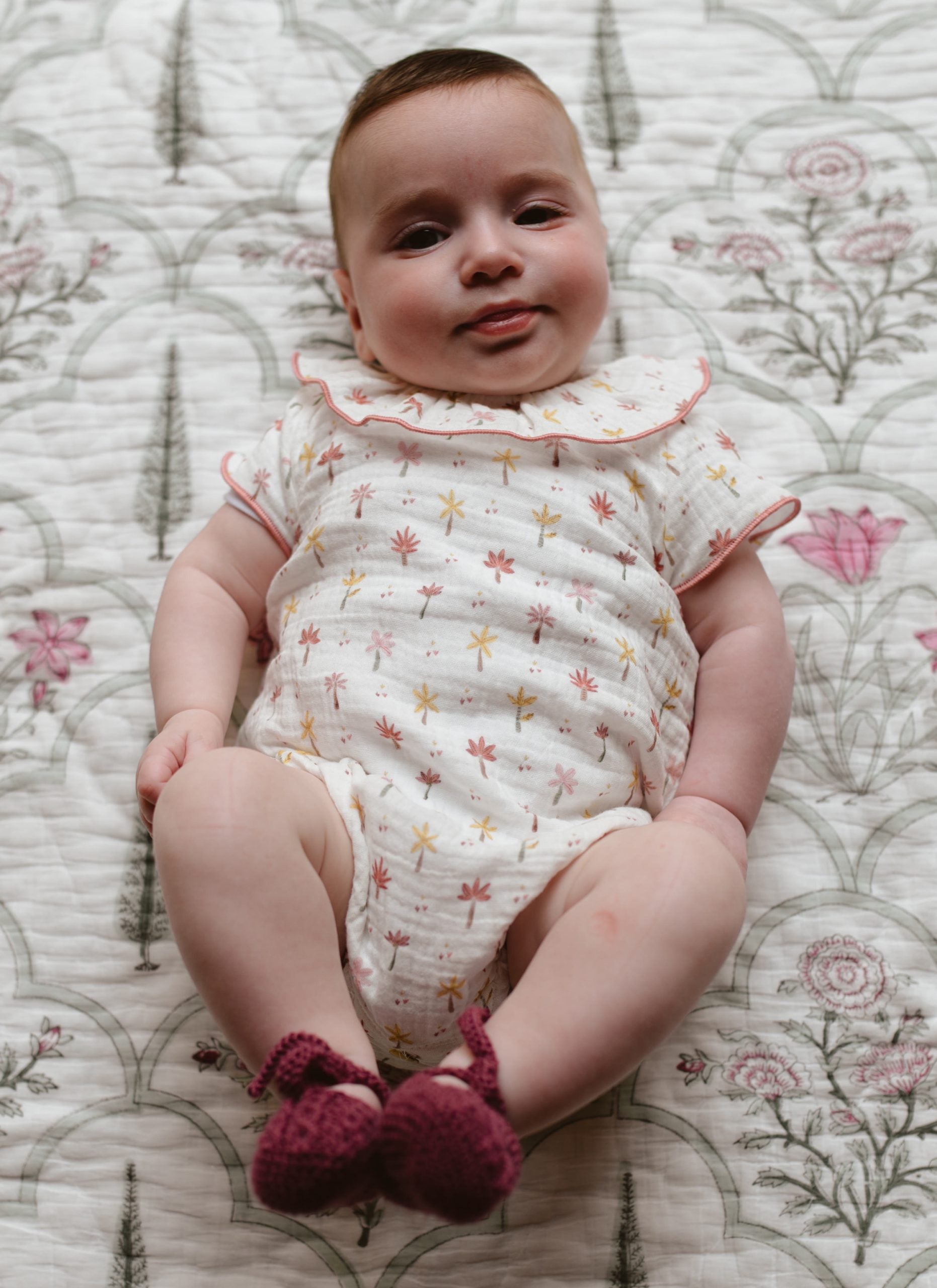 KHAKI NEBRASKA ROMPER