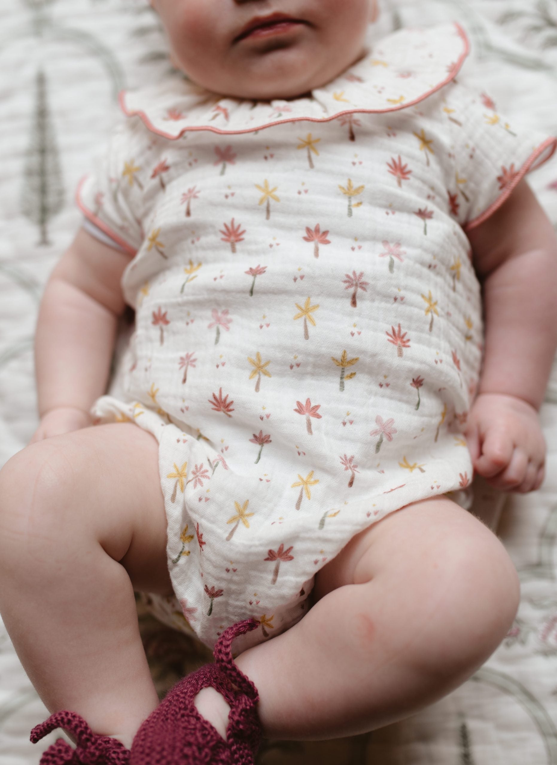 KHAKI NEBRASKA ROMPER