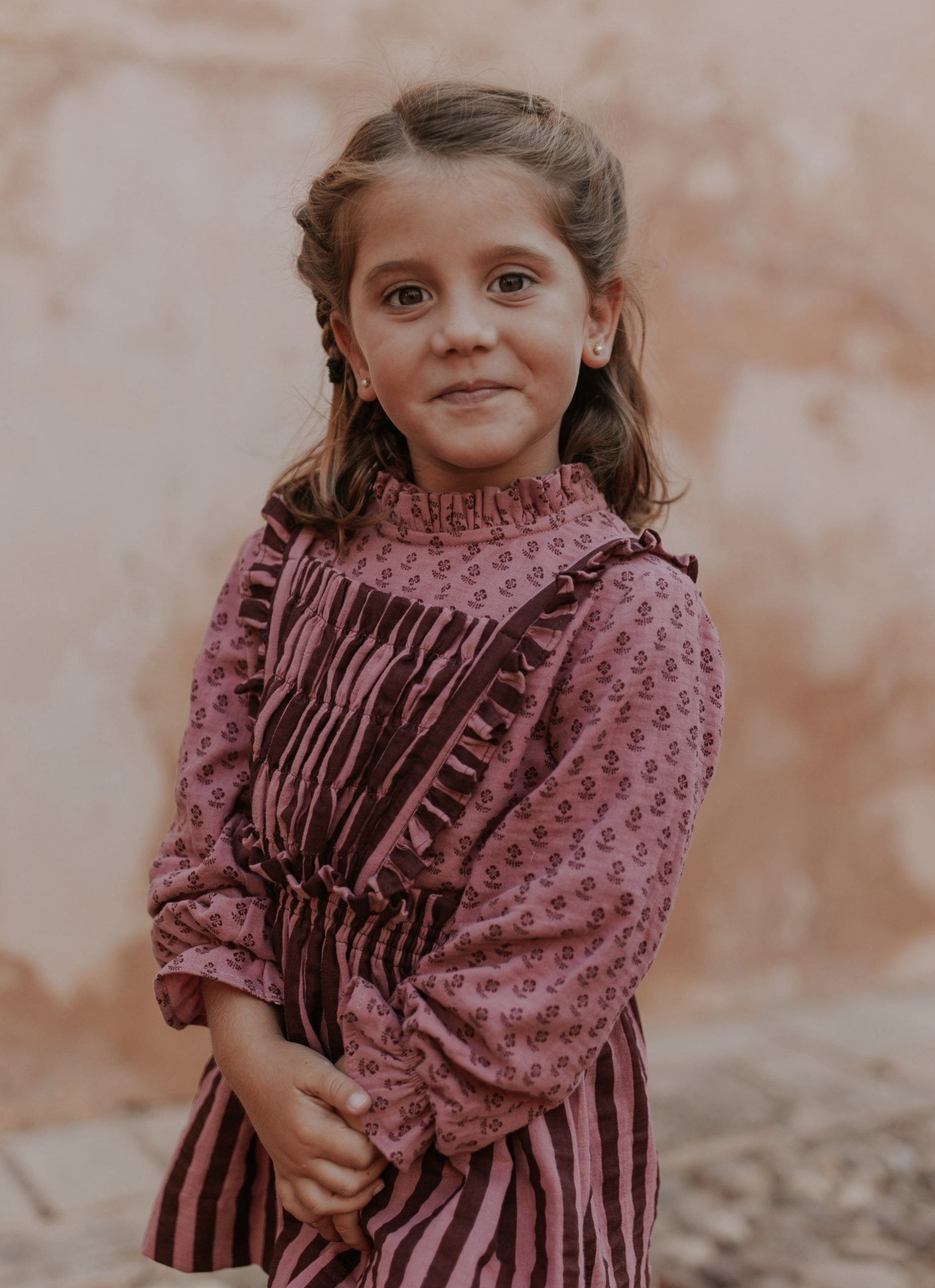 Camisa mangas largas para niña