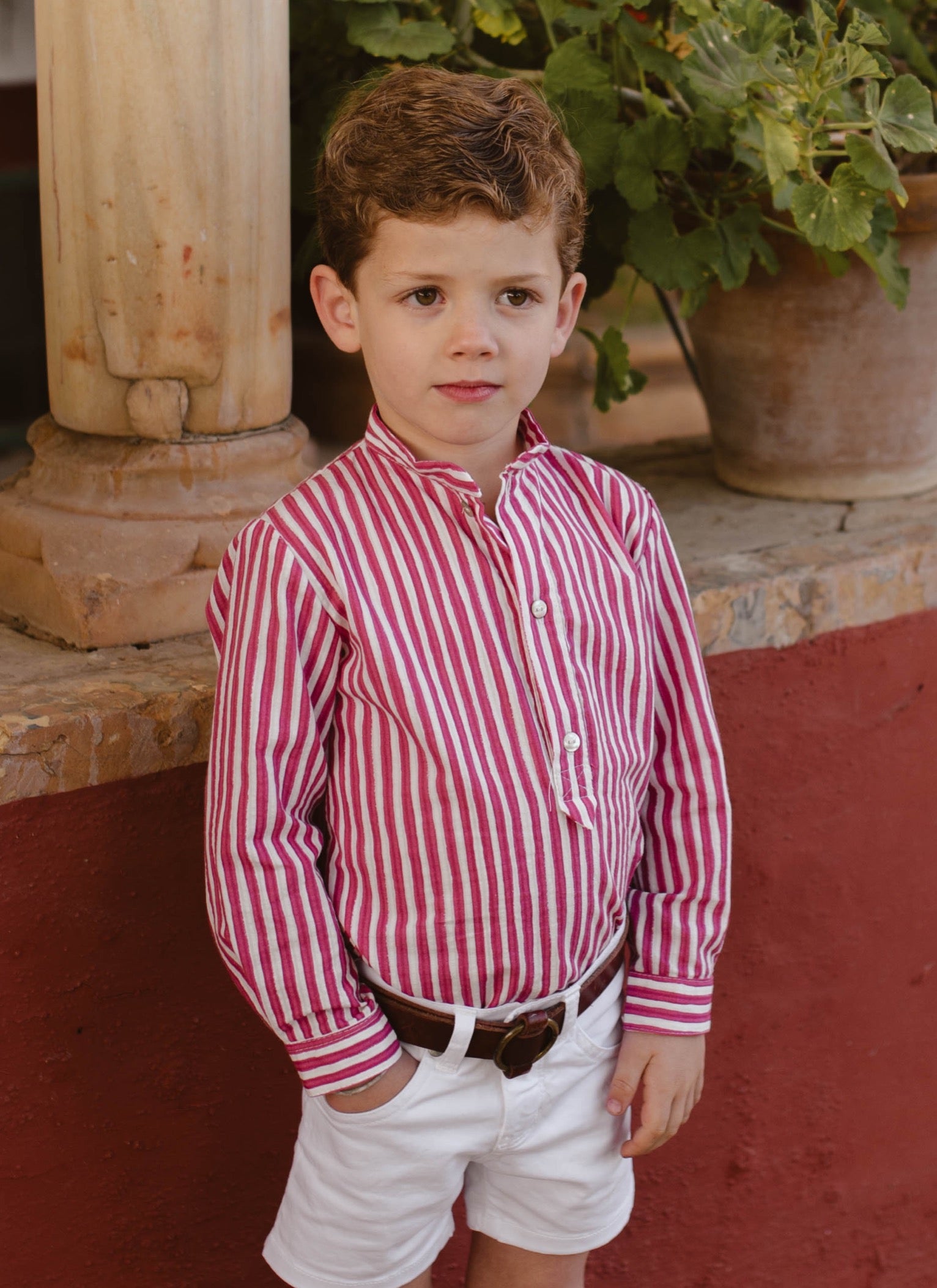 Camisa con mangas largas