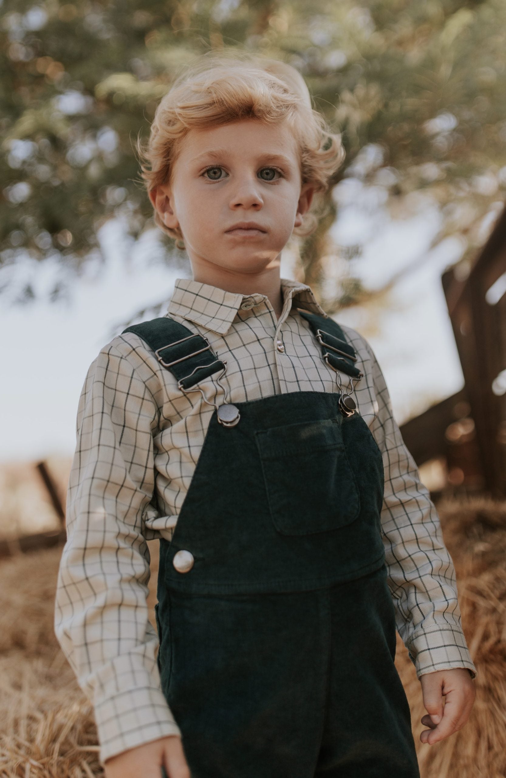 Camisa de botones para niños