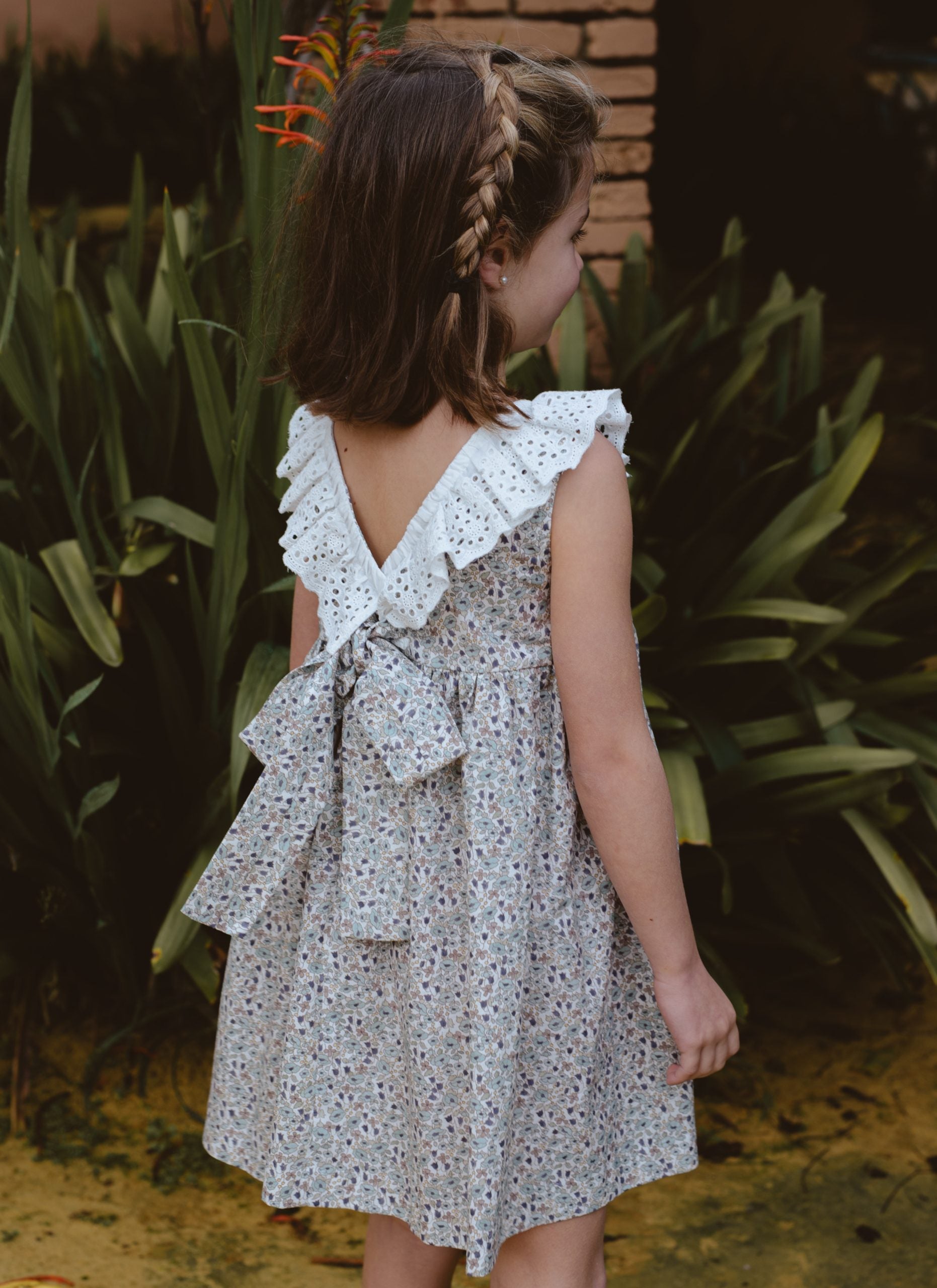 WHITE KANSAS DRESS
