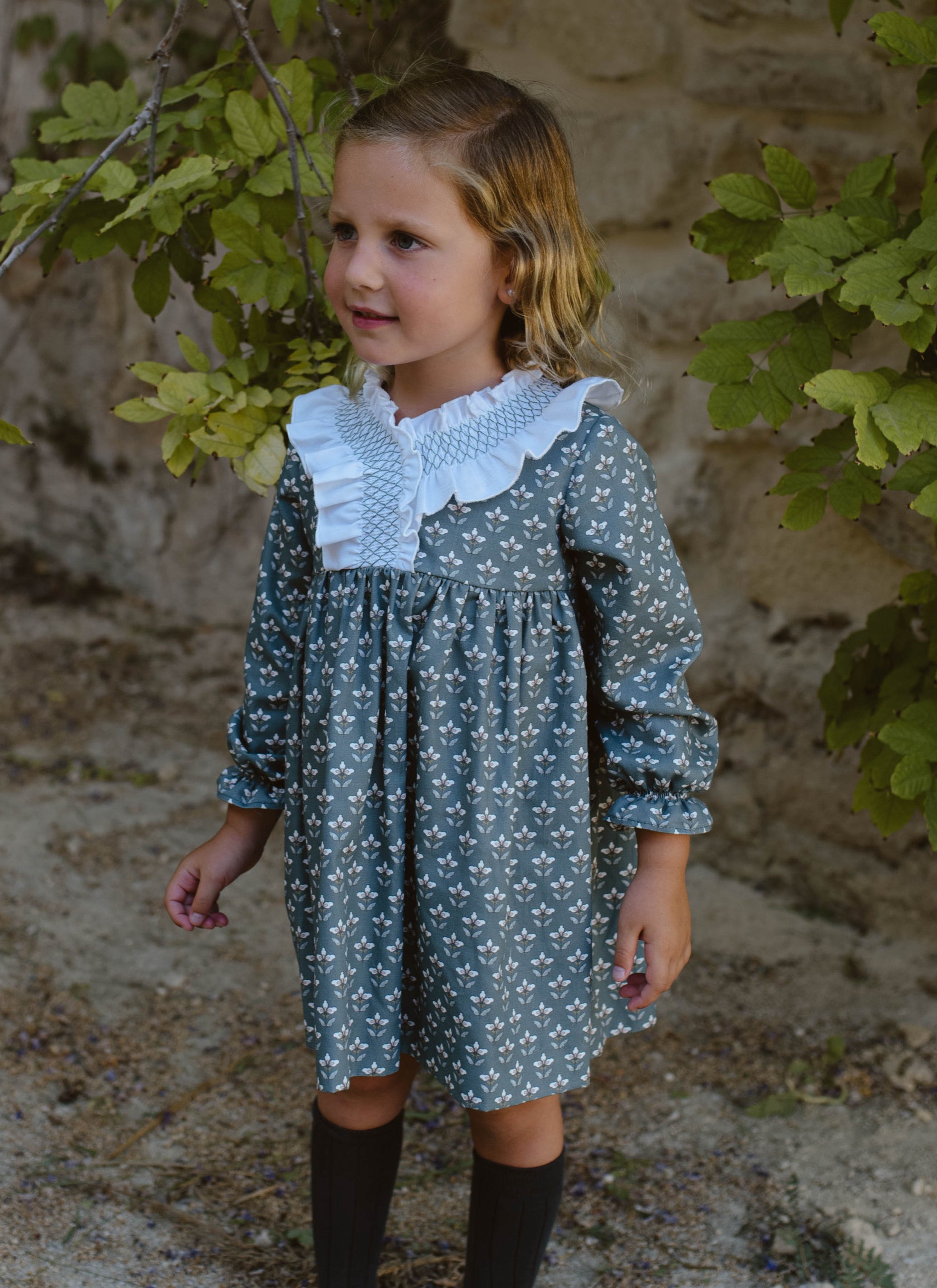 VESTIDO PUNTO INGLÉS TOMARES