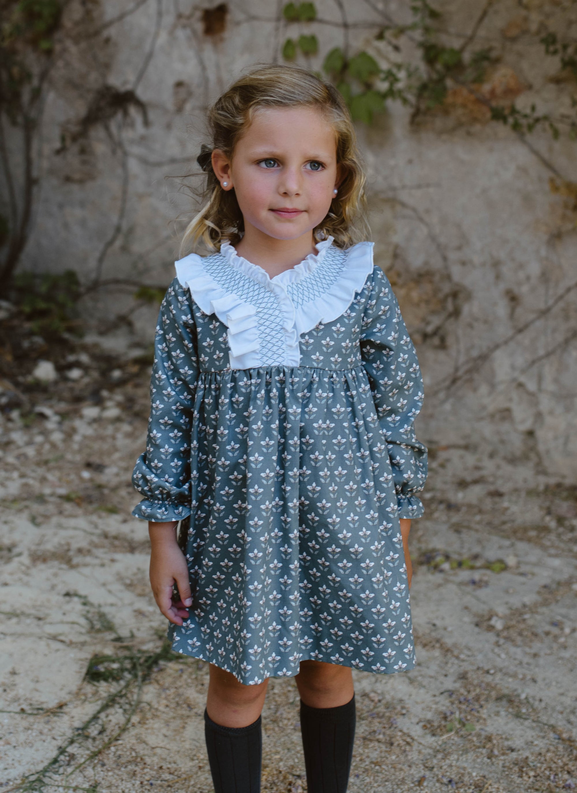 VESTIDO PUNTO INGLÉS TOMARES