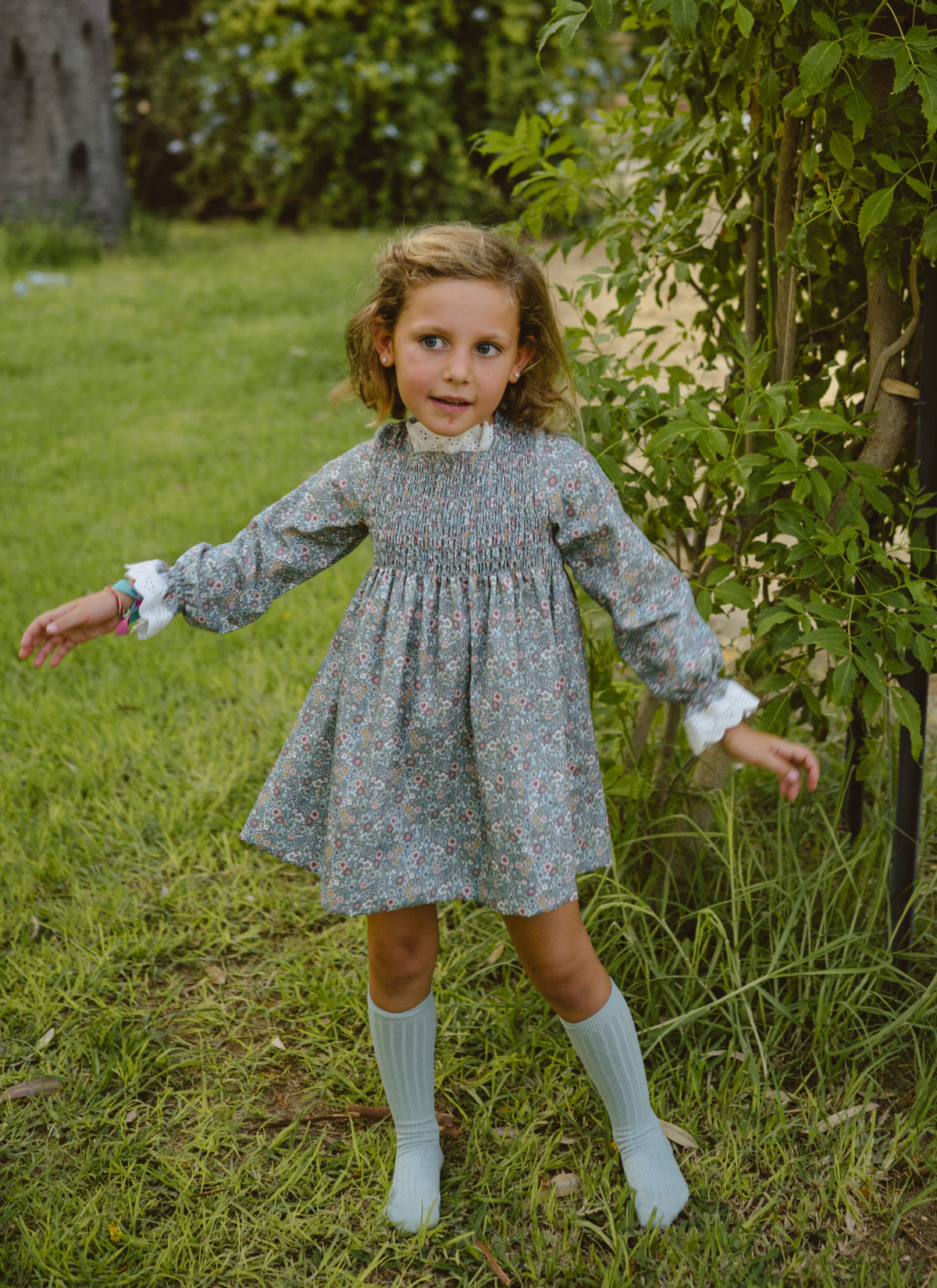 VESTIDO CIGÜEÑA GLADIOLO