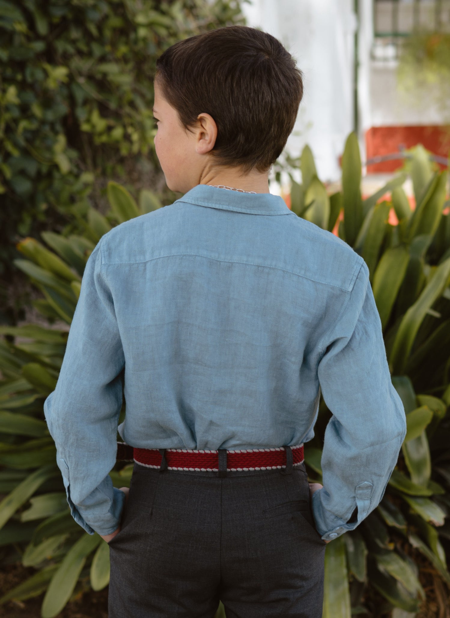 CAMISA C/PALA CELESTÓN