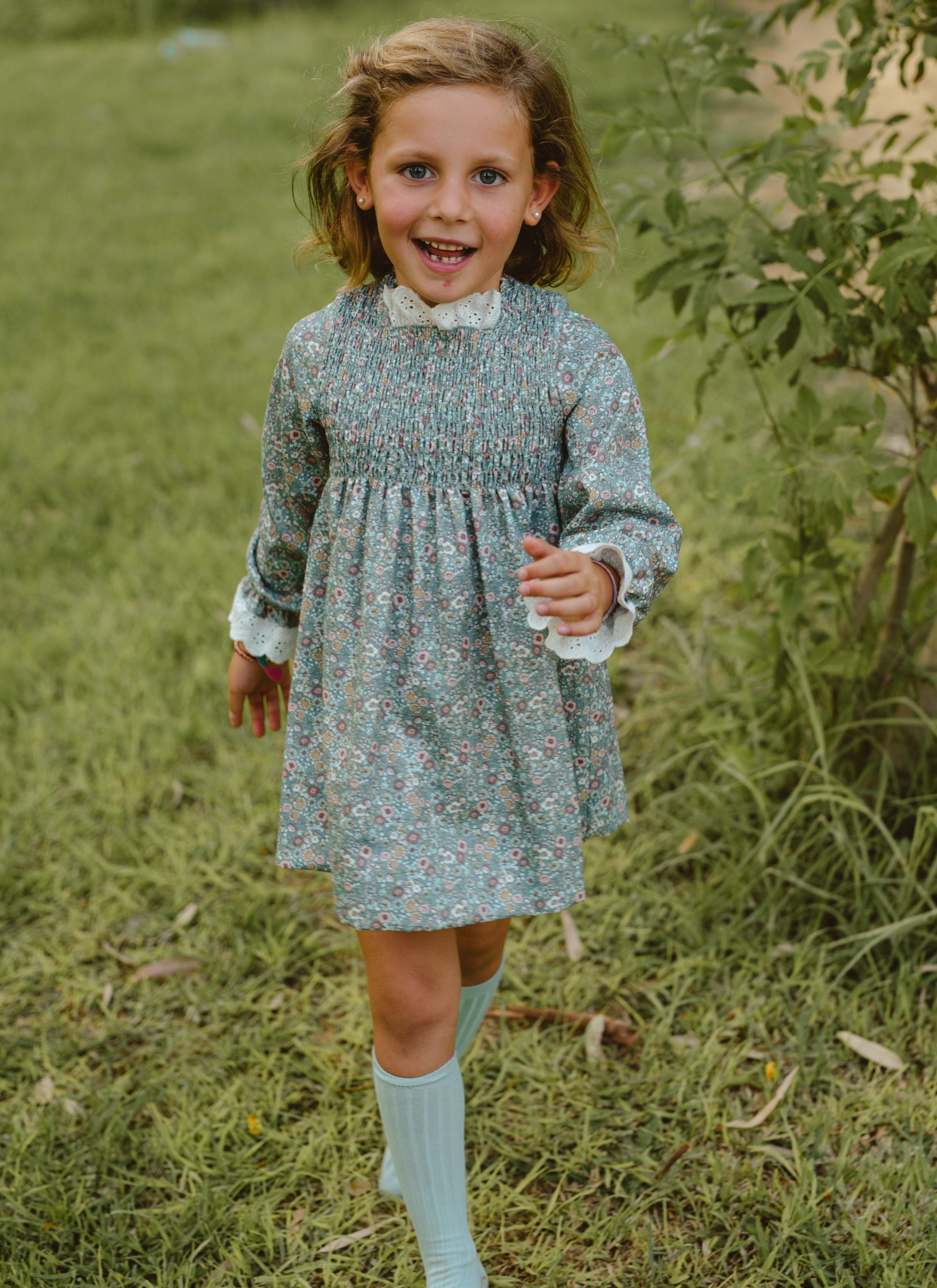 VESTIDO CIGÜEÑA GLADIOLO