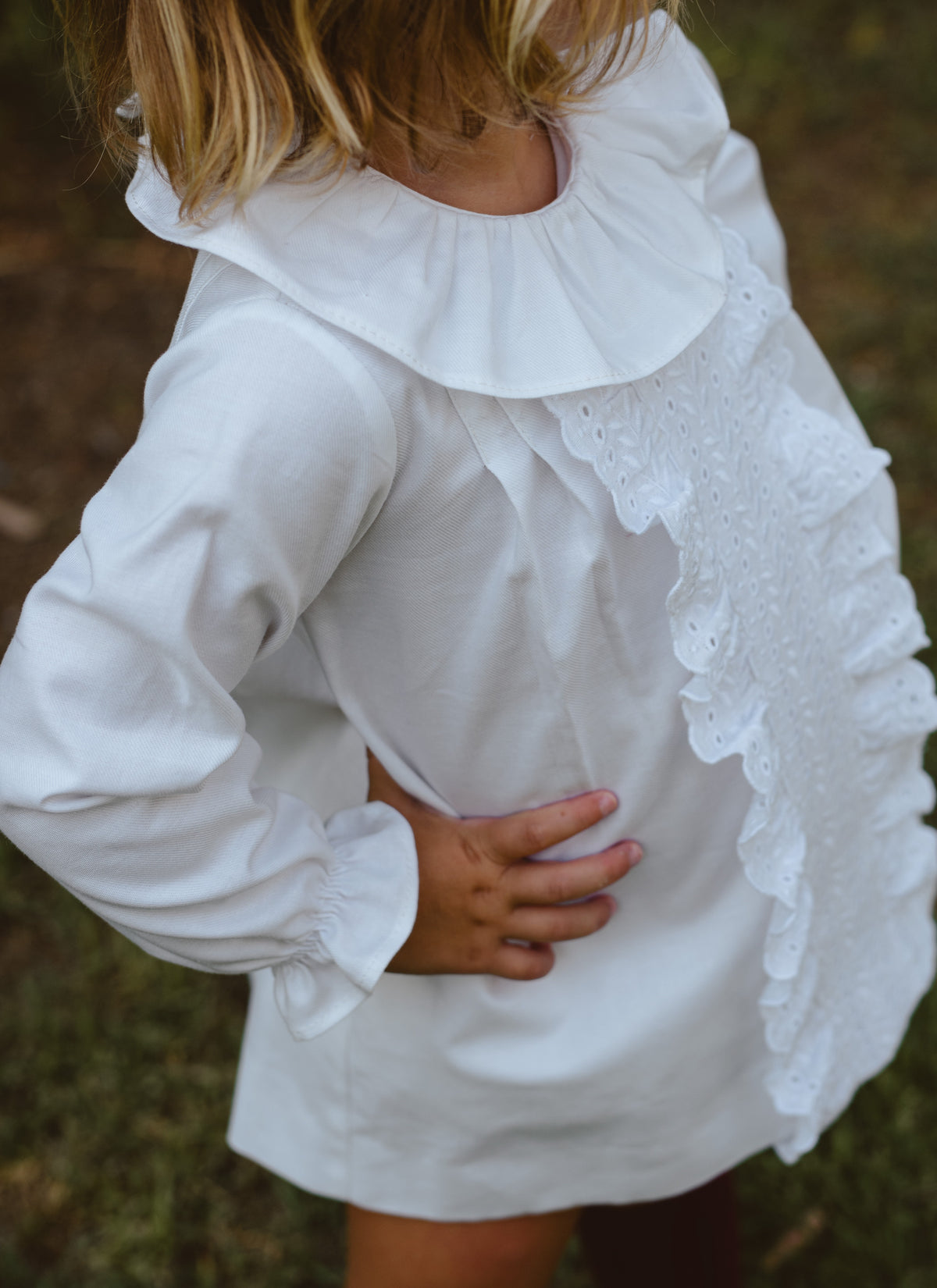 VESTIDO TIRABORDADA VILLELA BLANCA