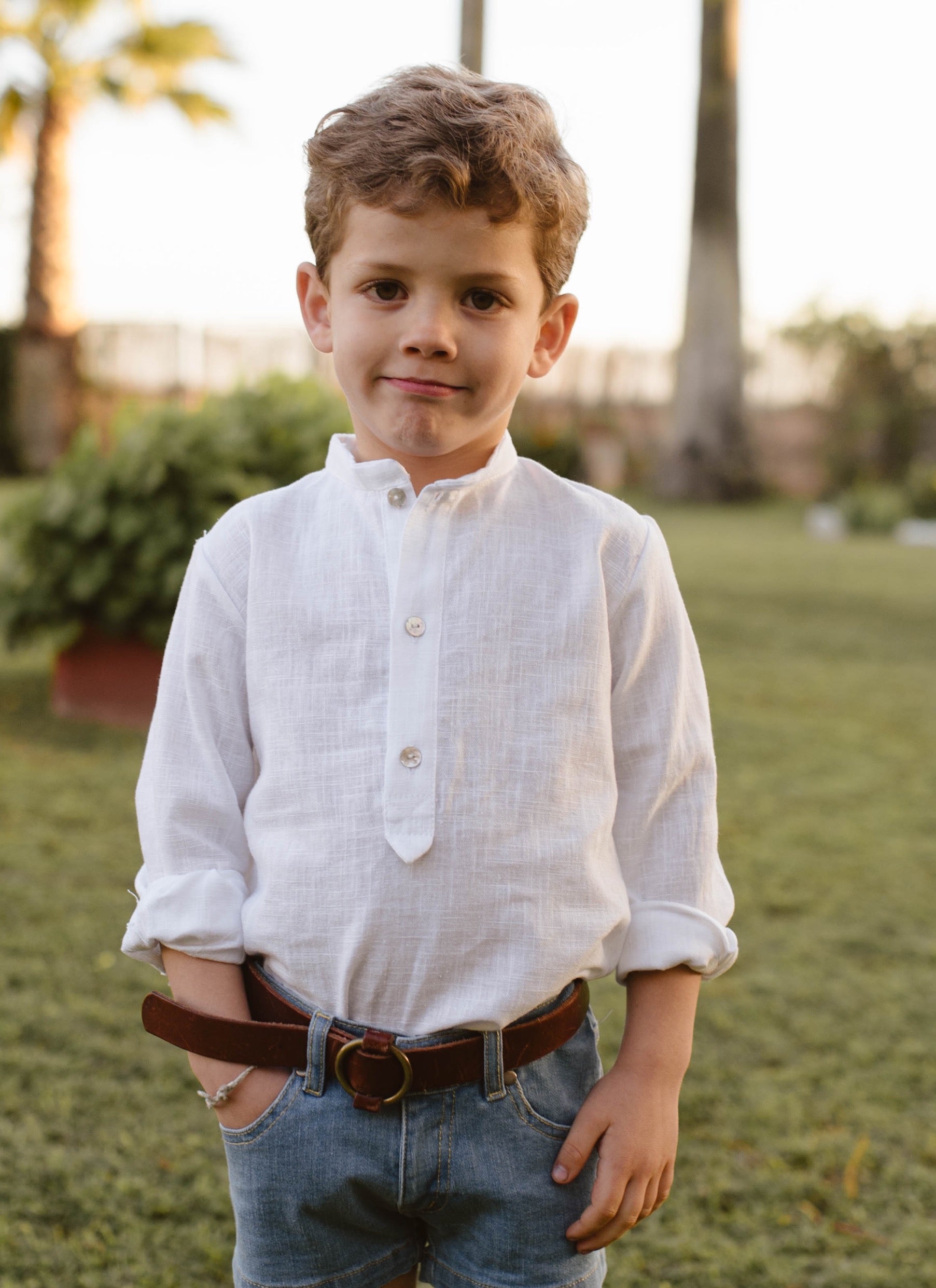 Camisa blanca de vestir