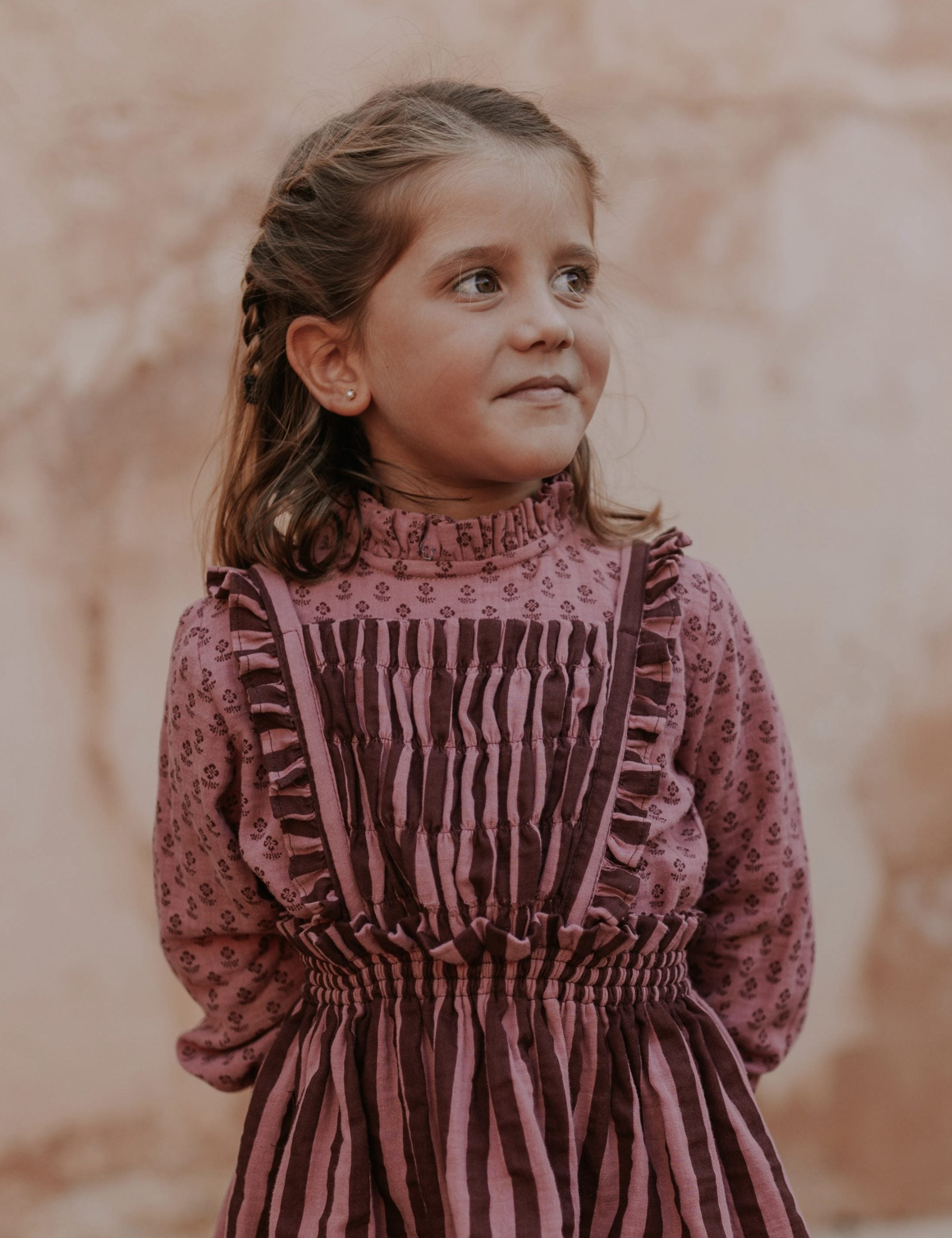 Camisa de mangas para niña
