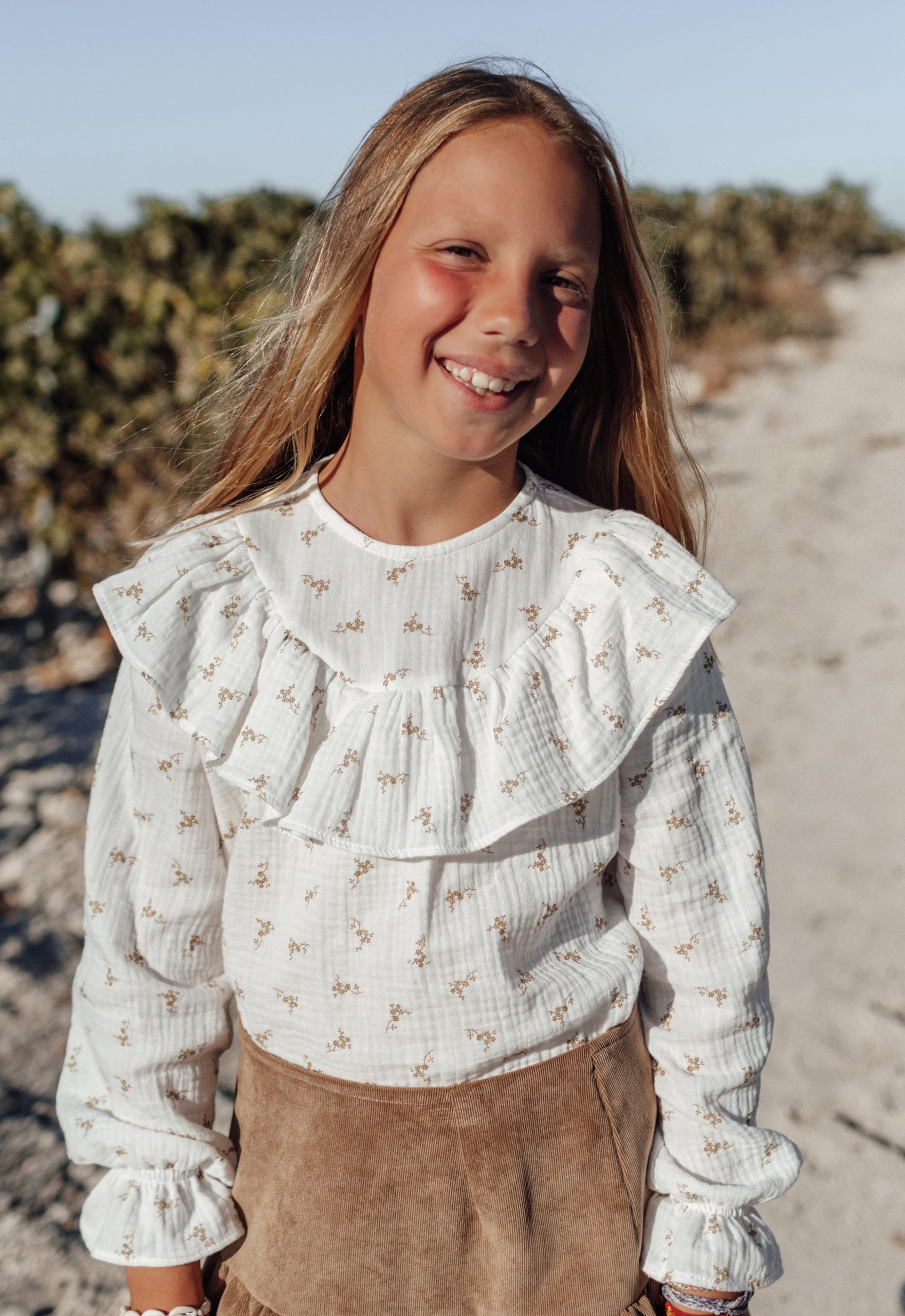 Camisa tifón 2I/010 para niñas Rocío Fernández Cotta