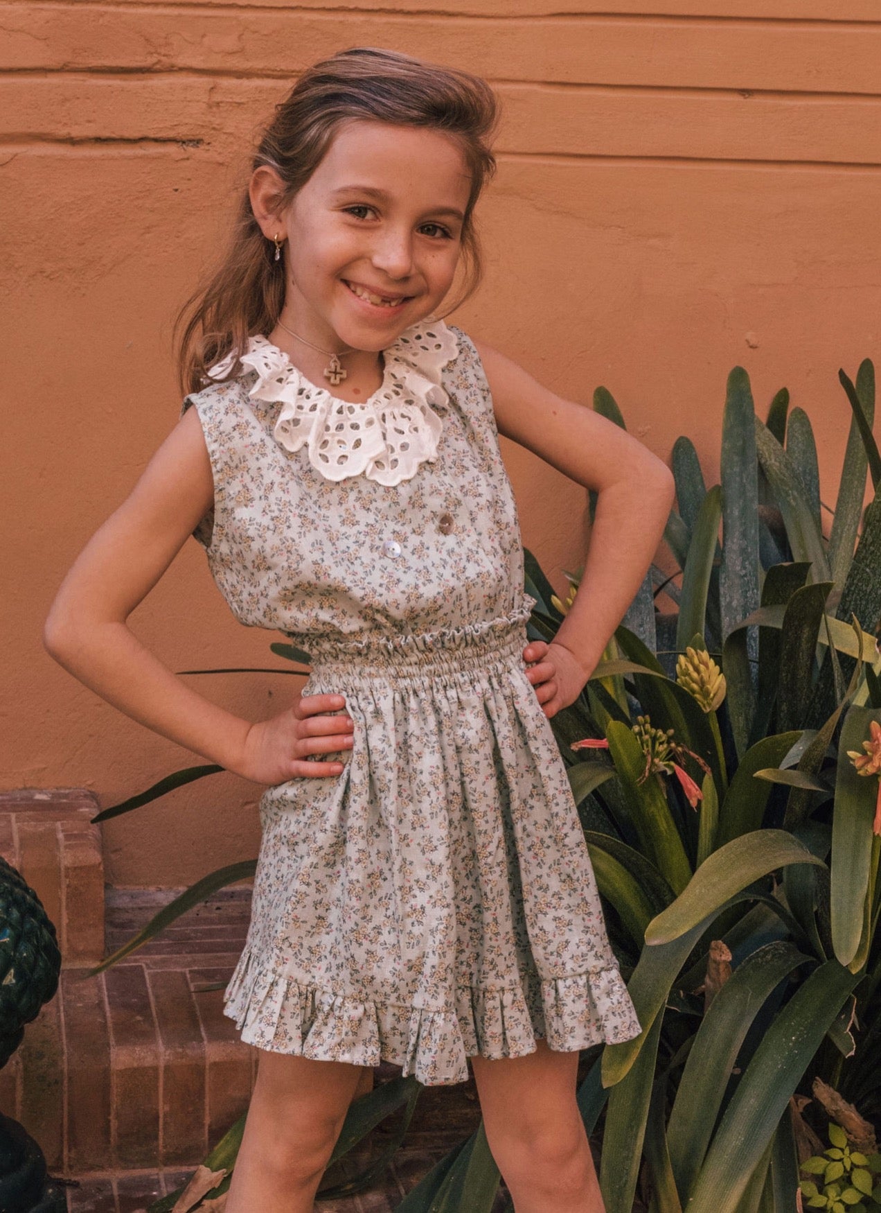 conjunto de falda para niña