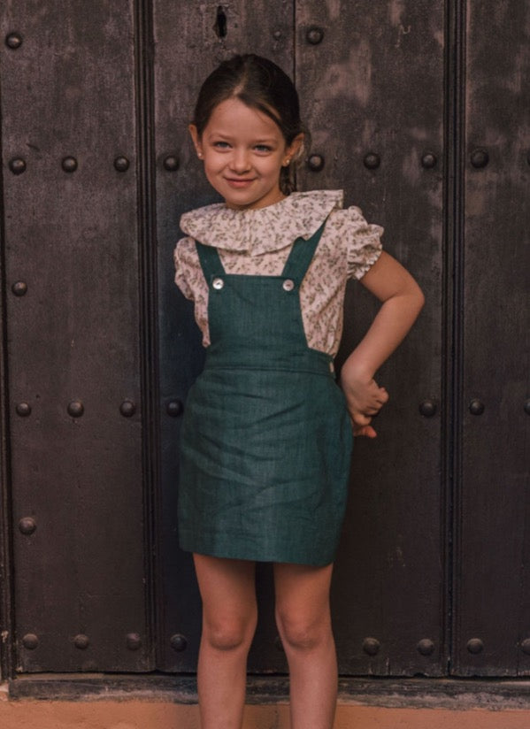 Falda color verde